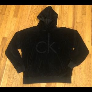CK Calvin Klein Women’s Black Hoodie Sweatshirt L